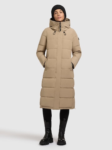 khujo Pitkä talvitakki 'Devion' värissä beige