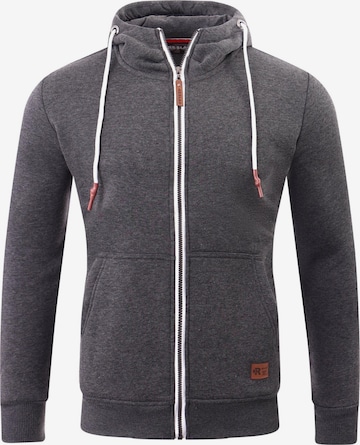 Reslad Sweatjacke 'RS1006' in Grau: Vorderseite