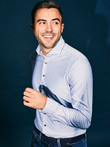 Suitable Regular fit Overhemd in Blauw