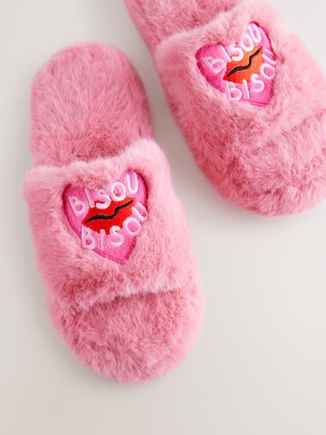 Pantoufle Next en rose