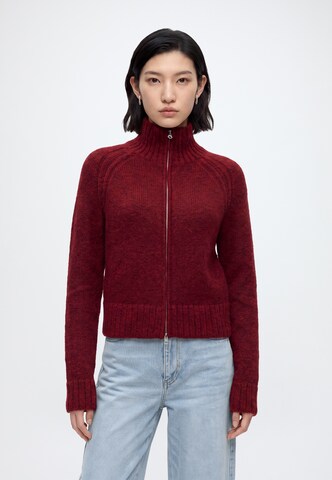 Cardigan 'Enya' WEEKDAY en rouge : devant