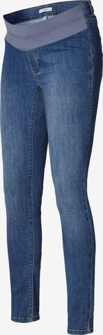 Esprit Maternity Skinny Jeggings in Blue: front