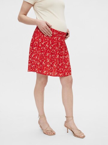 MAMALICIOUS Sukně 'Jori' – červená: přední strana