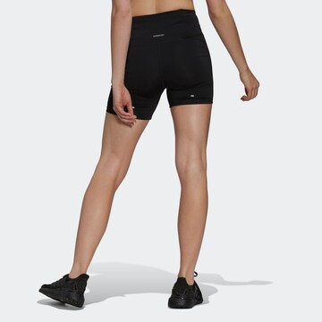 ADIDAS SPORTSWEAR Skinny Sportshorts 'Own The Run' in Schwarz