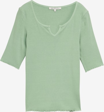 TOM TAILOR DENIM Shirt in Green: front