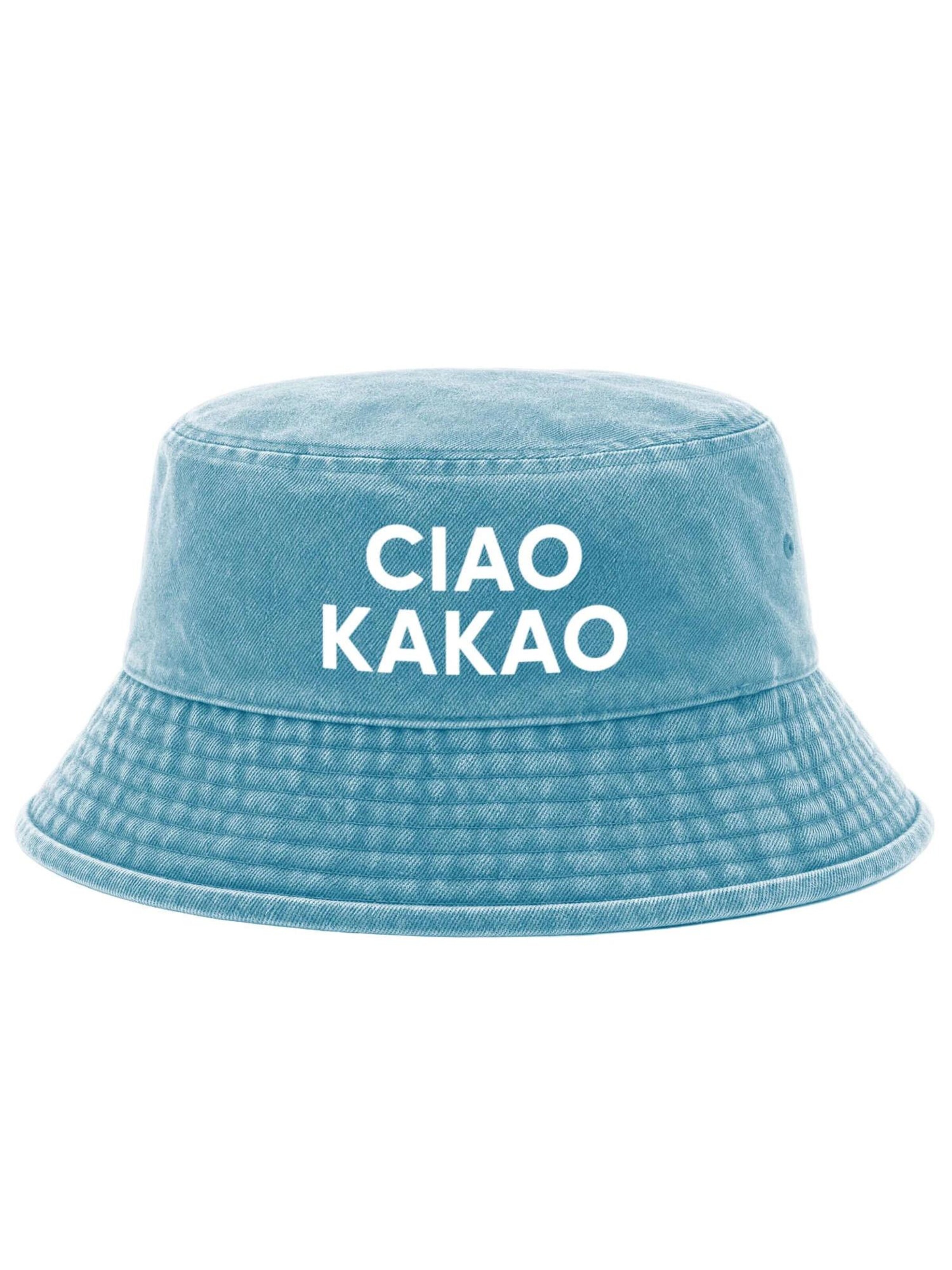 Neverless Hat 'Ciao Kakao' in Blue: front
