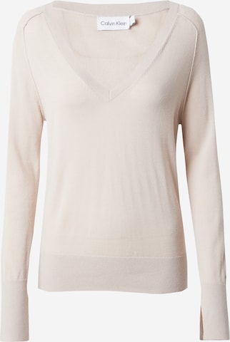 Calvin Klein Sweater in Pink: front