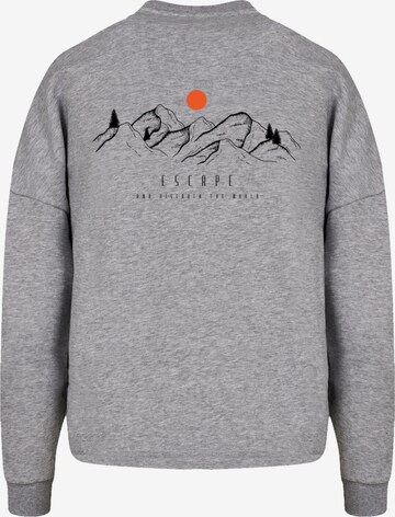 F4NT4STIC Sweatshirt 'Discover the world' in Grey