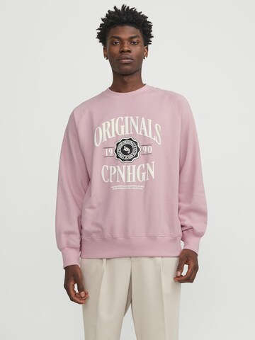 JACK & JONES Sweatshirt in Pink: front