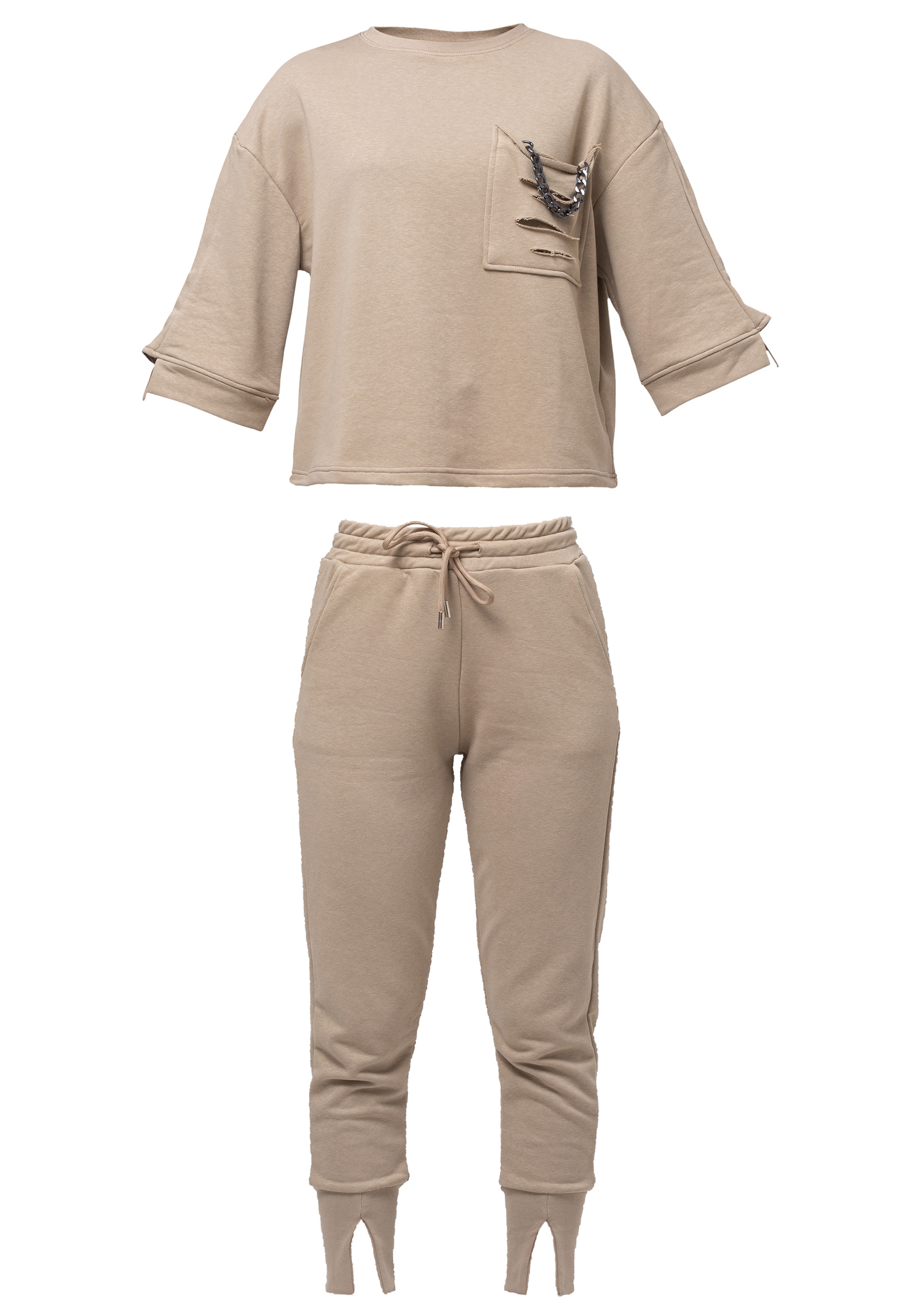 Tom Barron Sportpak in Grijs: voorkant