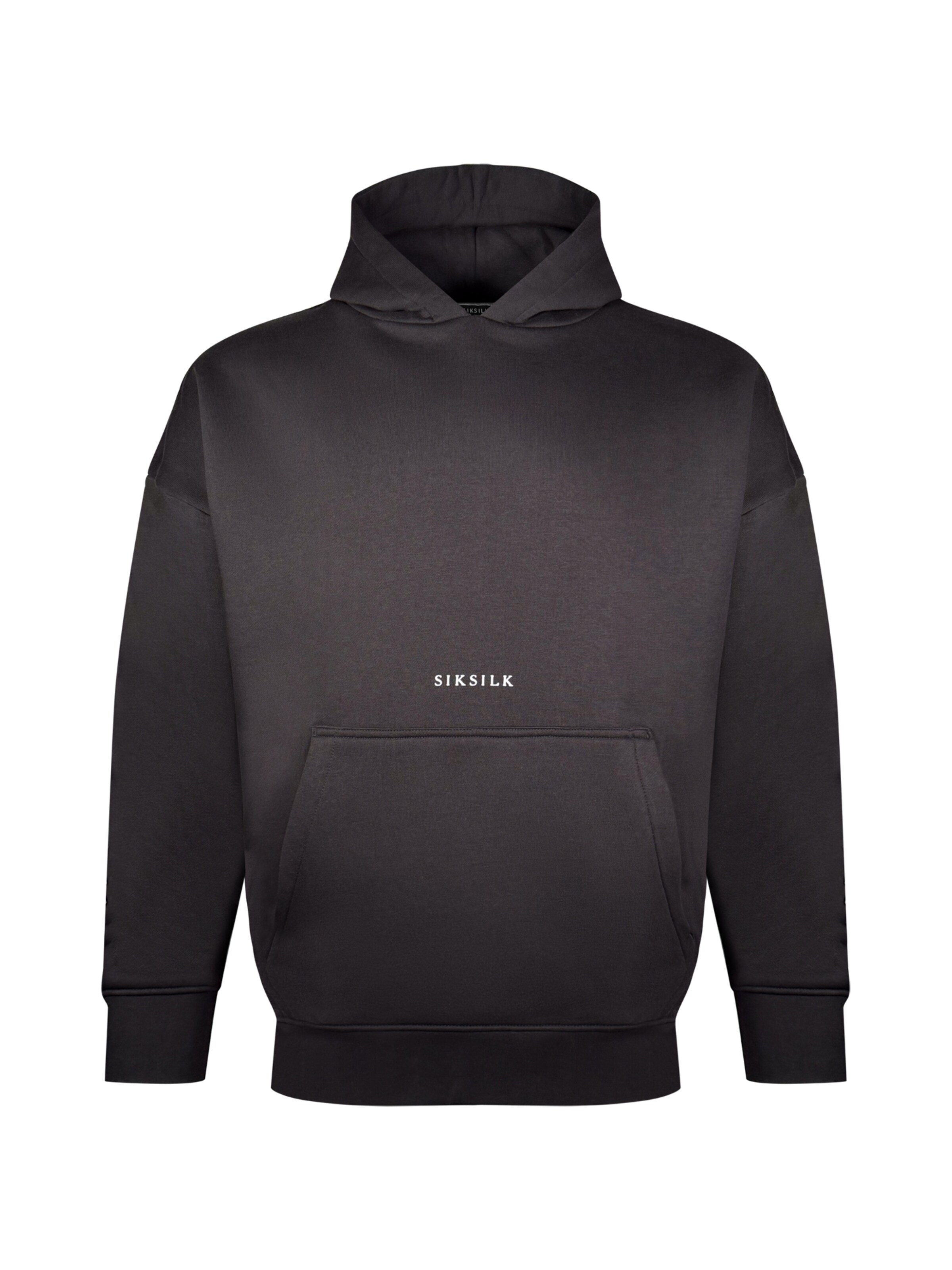 SikSilk Sweatshirt in Black: front