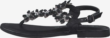 MARCO TOZZI T-Bar Sandals in Black