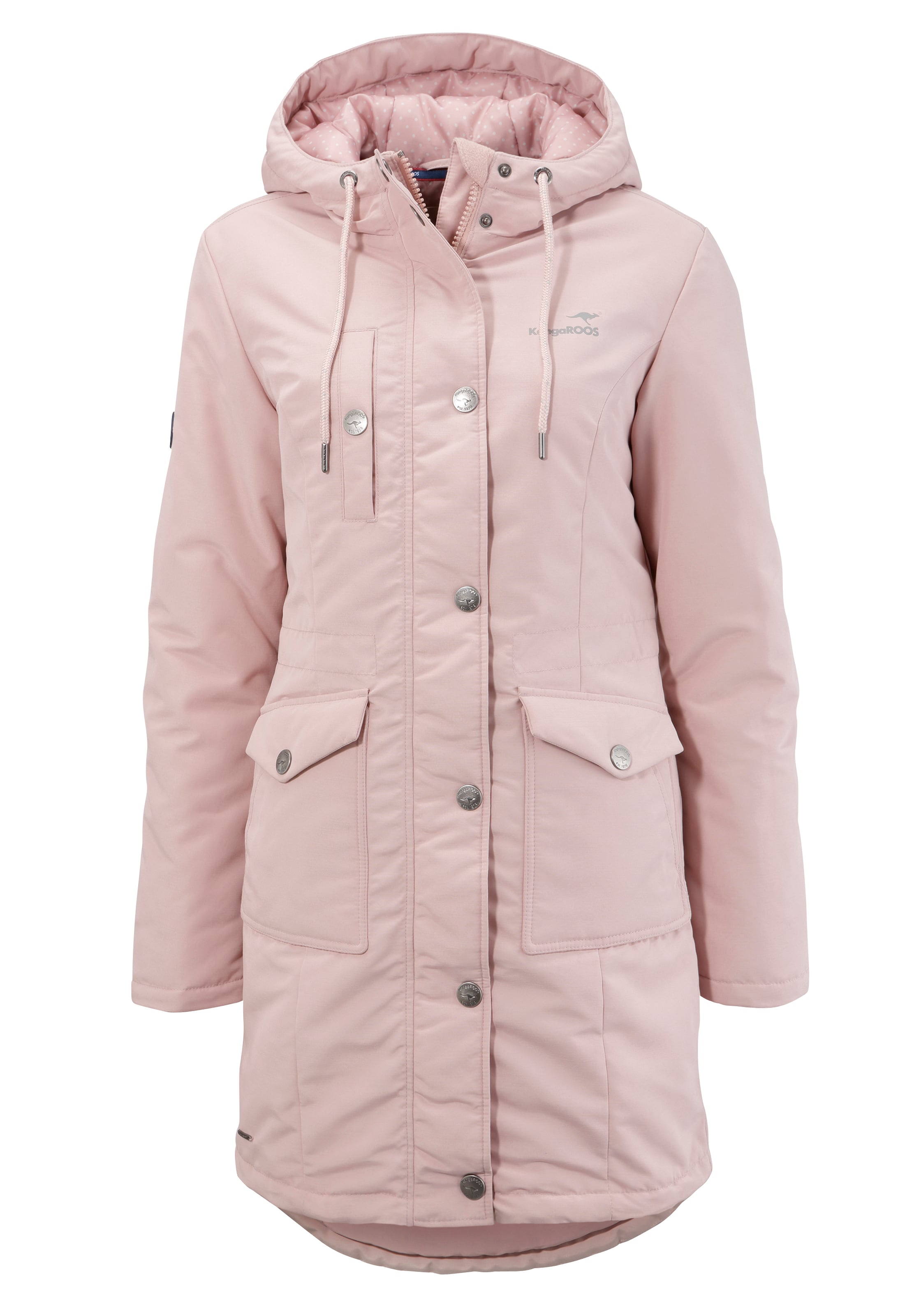 Frauen Jacken KangaROOS Übergangsparka in Rosa - EE16794 Frauen Jacken KangaROOS Übergangsparka in Rosa - EE16794