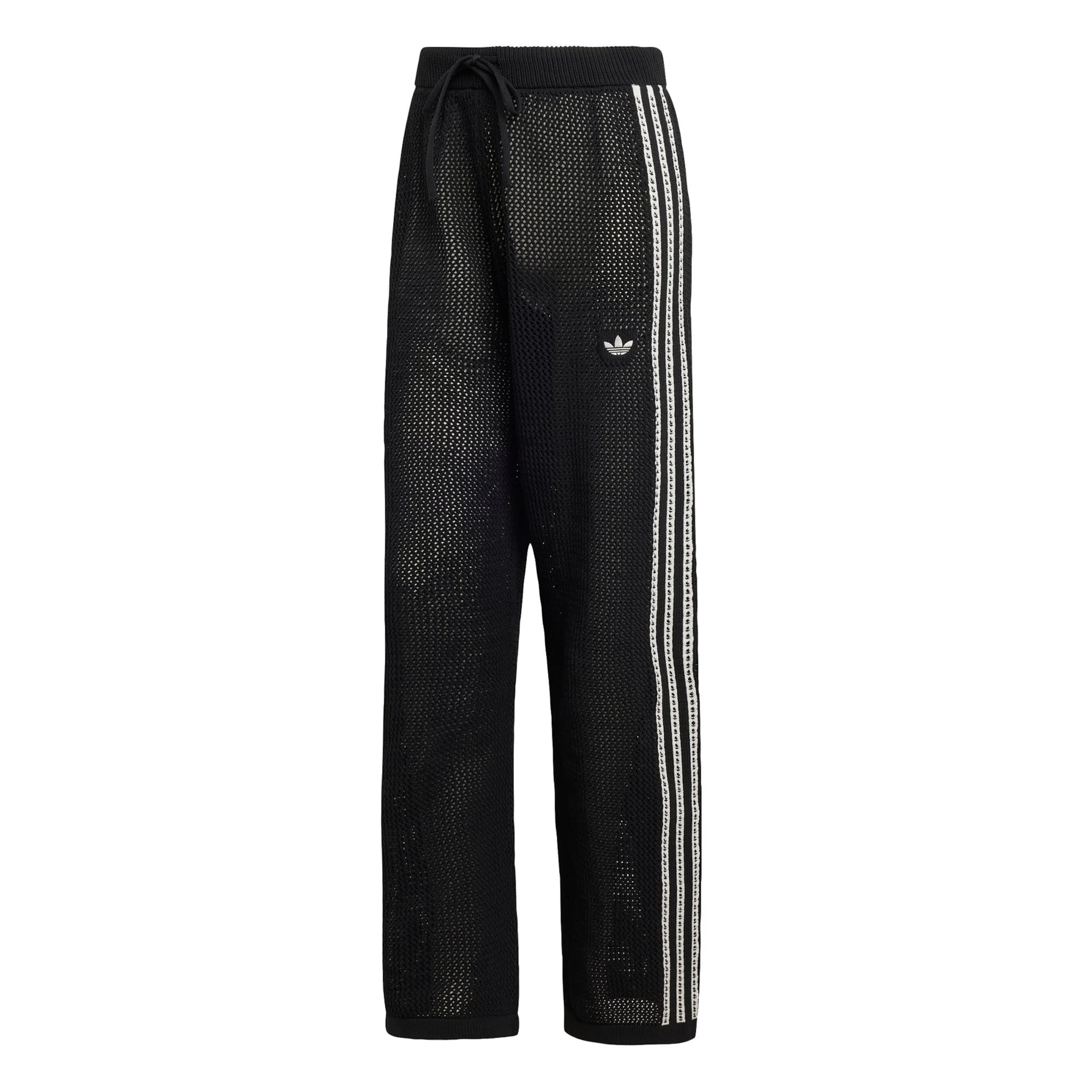 ADIDAS ORIGINALS Broek 'Firebird' in de kleur Zwart / Wit, Productweergave