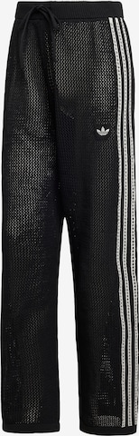 ADIDAS ORIGINALS Loose fit Pants 'Firebird' in Black: front