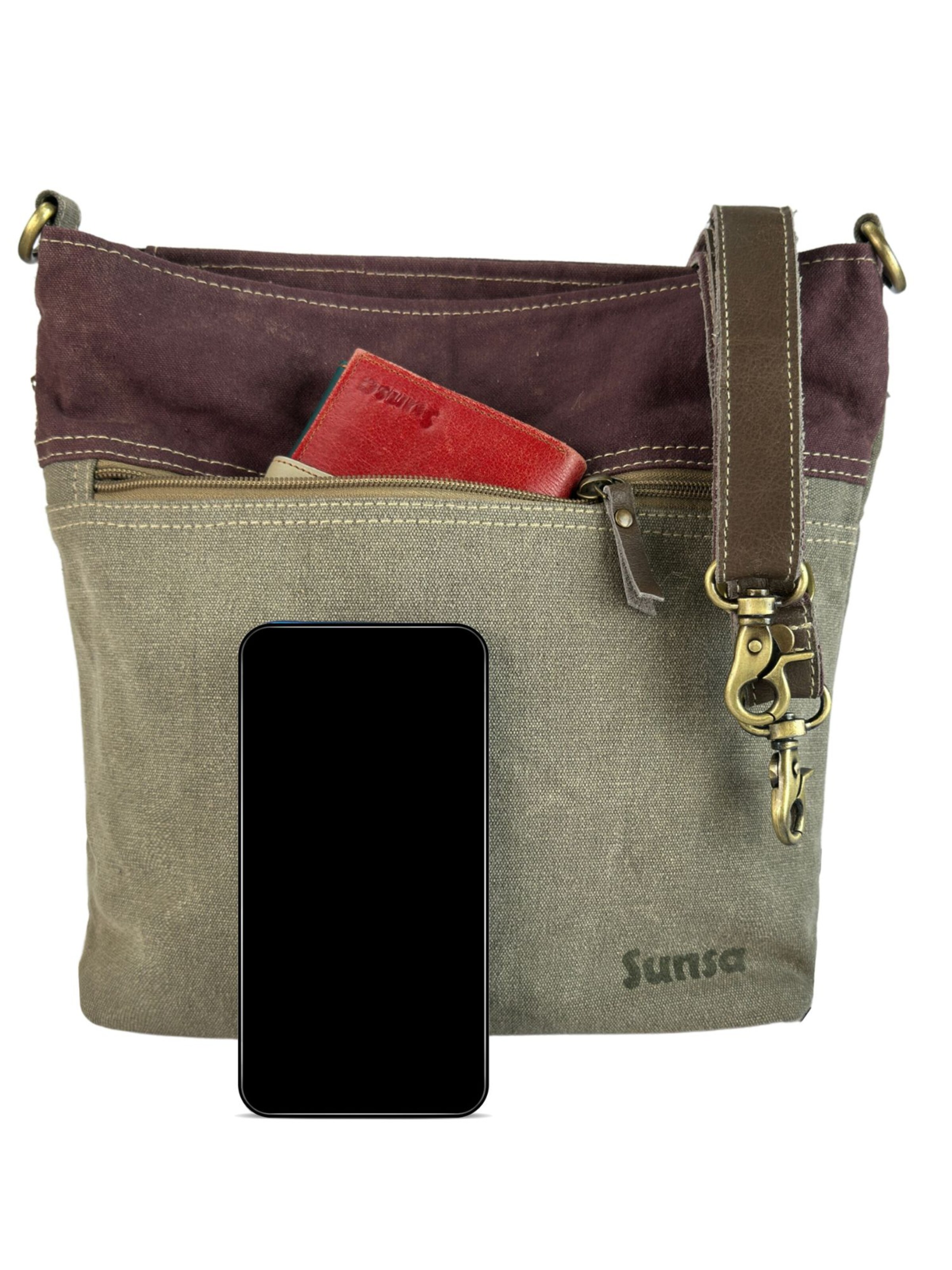 Sunsa Crossbody Bag 'Sunsa' in Brown