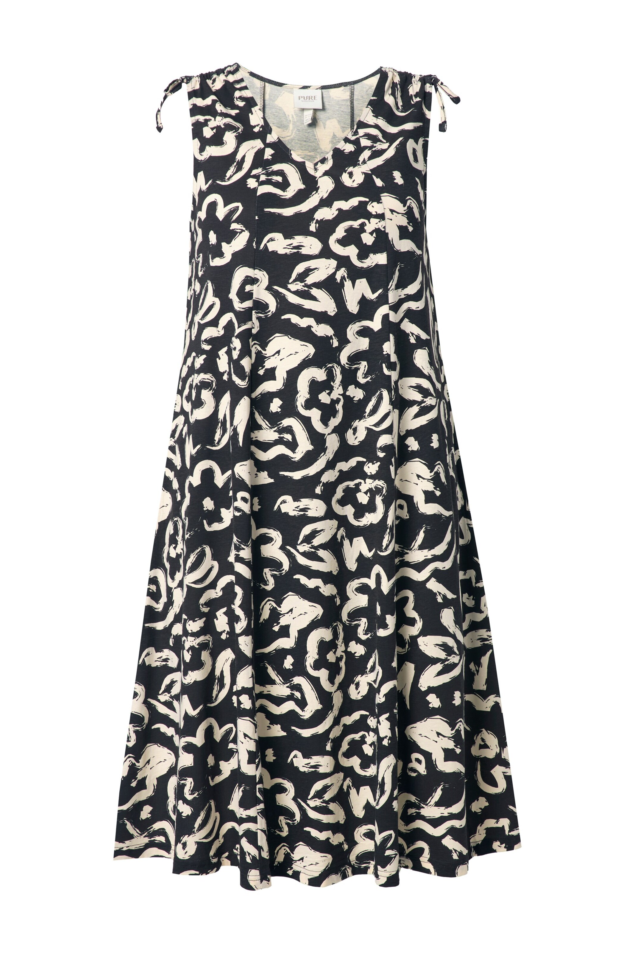 Ulla Popken Jurk in Zwart: voorkant