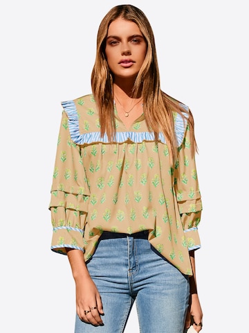 Imily Bela Bluza | zelena barva