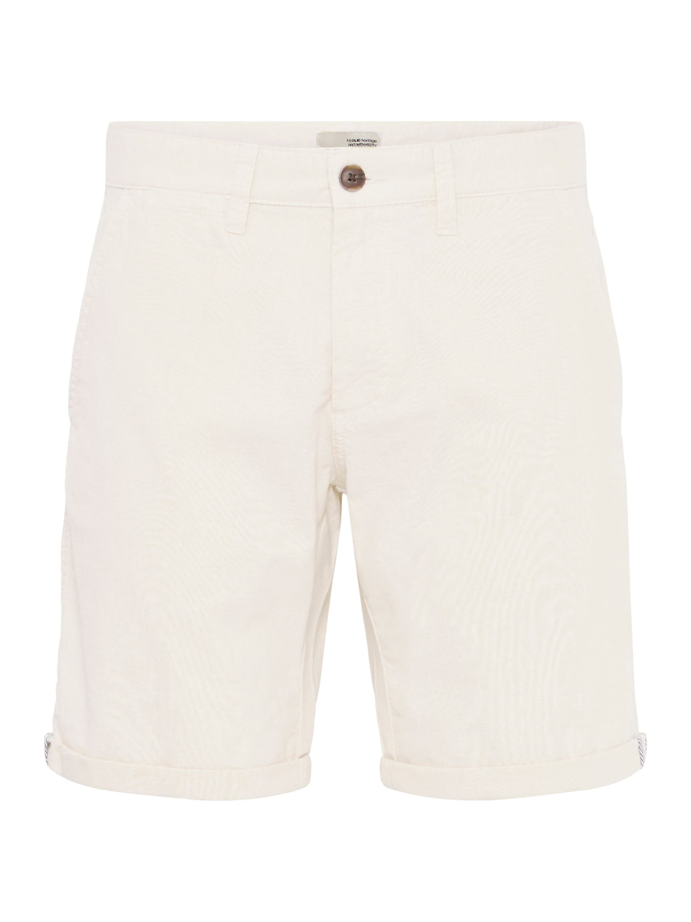 !Solid Broek 'Loras' in Wit: voorkant