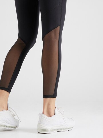 melns Reebok Šaurs Sporta bikses
