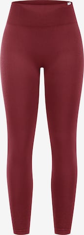 Leggings Smilodox en rouge : devant