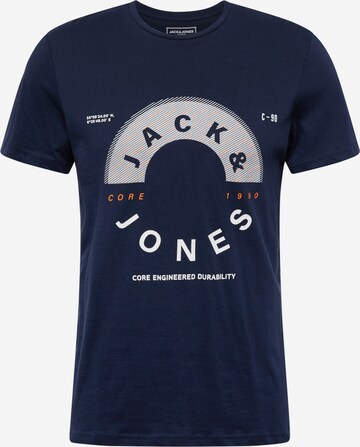 T-Shirt 'Friday' JACK & JONES en bleu : devant