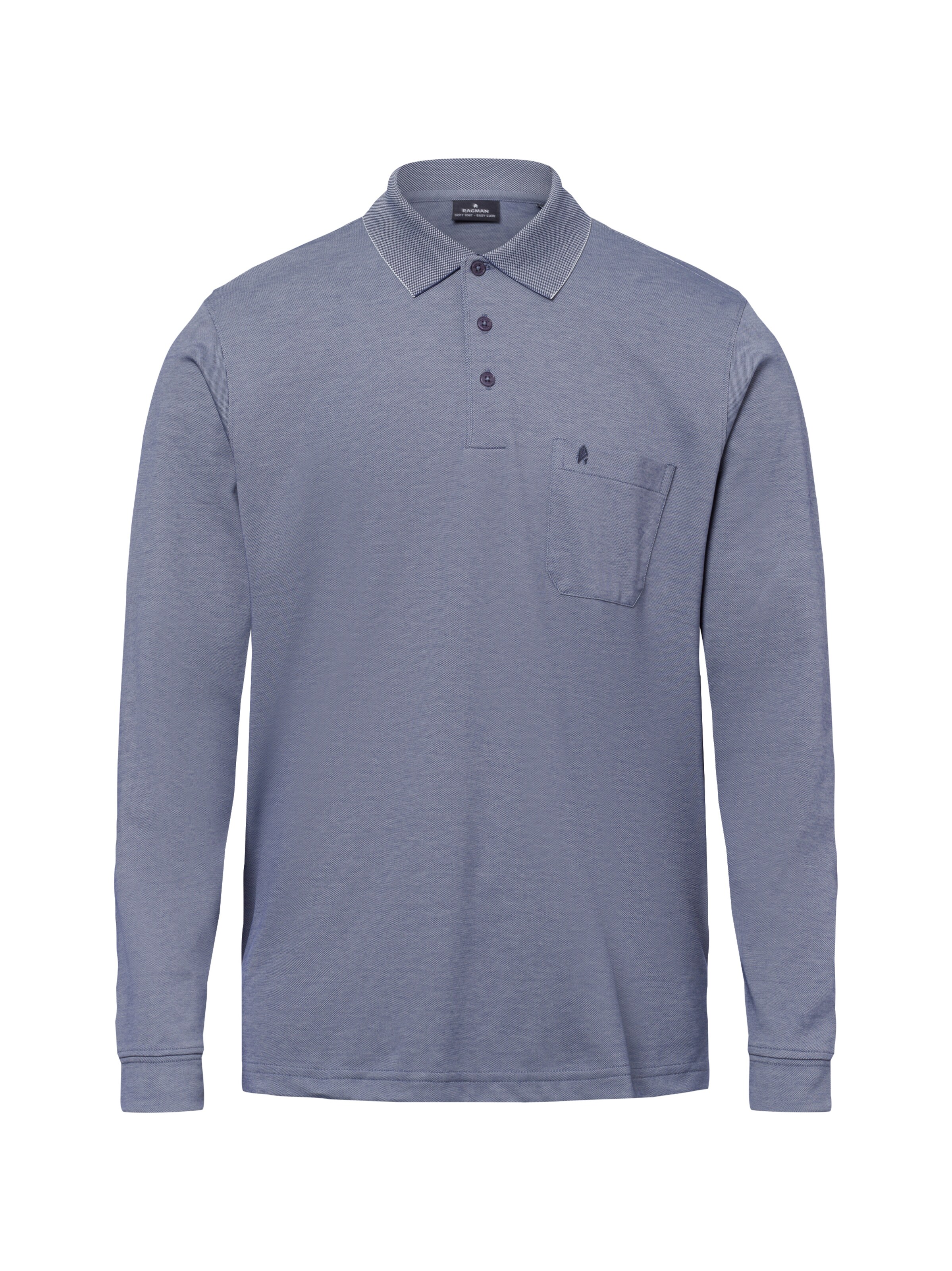 T-Shirt Ragman en bleu : devant