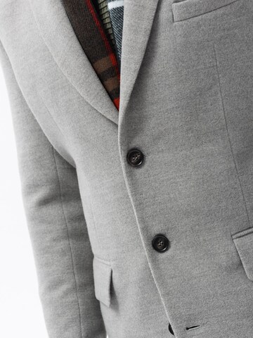 Ombre Between-Seasons Coat 'C432' in Grey