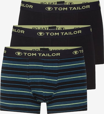 TOM TAILOR Boxer shorts in Black: front
