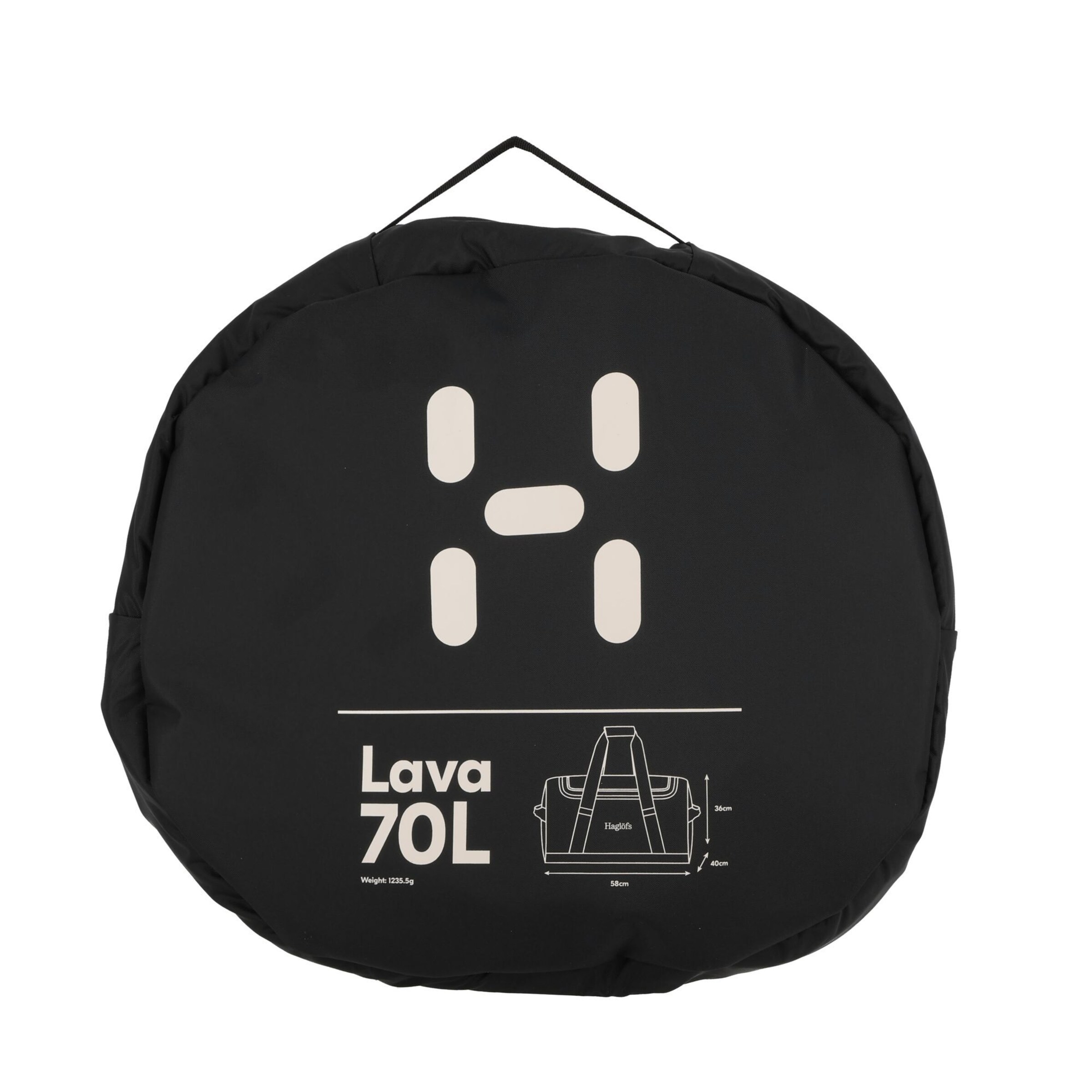 Sac week-end 'Lava 70' Haglöfs en noir