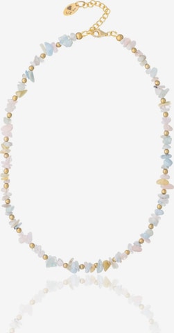 THE GEM STORIES JEWELRY Ketju 'Morganite Minimal Necklace' värissä vaaleanpunainen: etupuoli