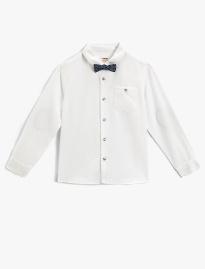 Koton Button up shirt in Dark blue / White, Item view