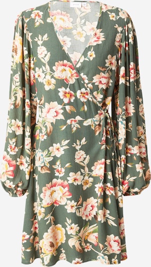 VILA Haljina 'MESA' u bež / zelena / crvena / bijela, Pregled proizvoda