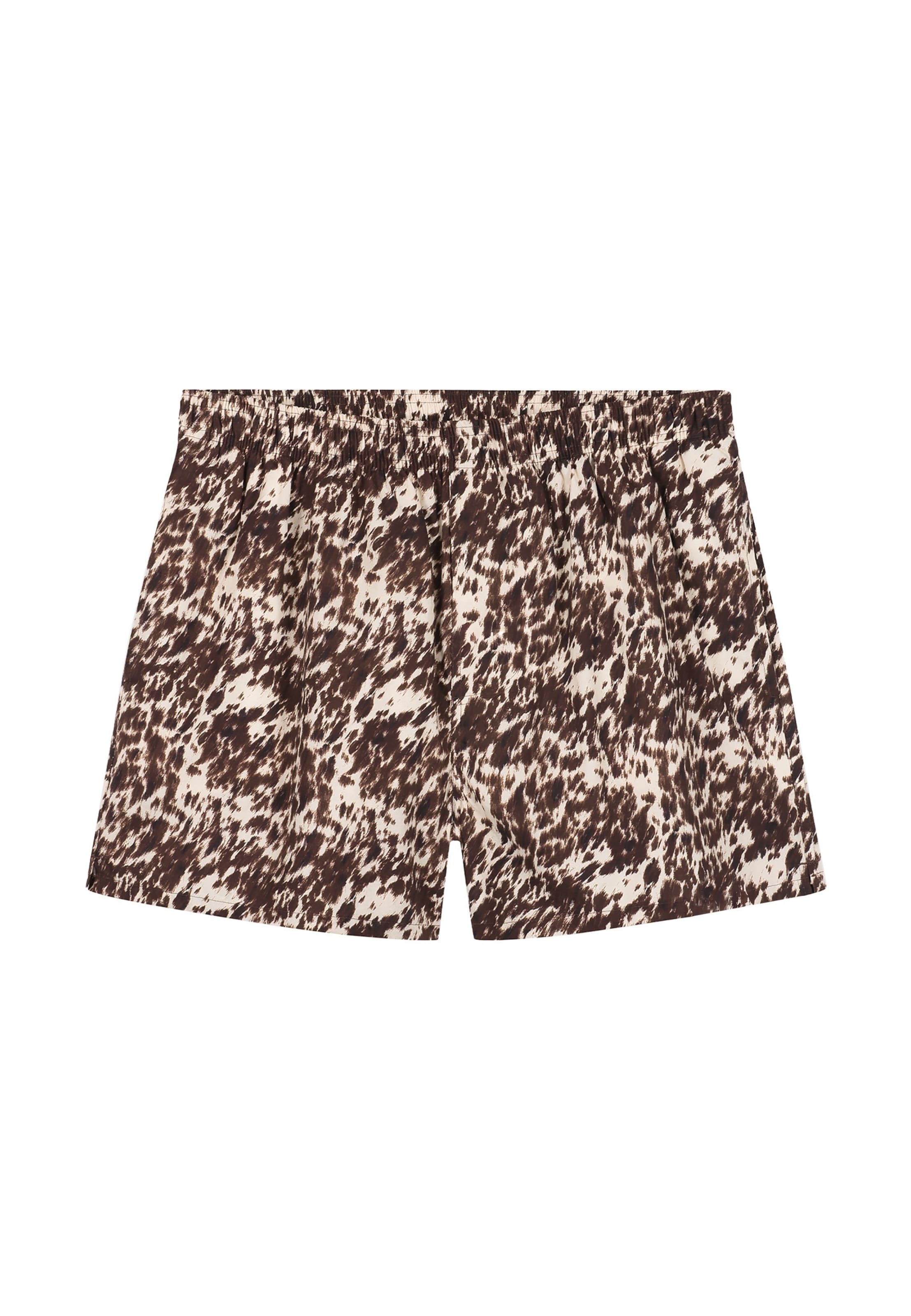 Pockies - Boxers em castanho: frente