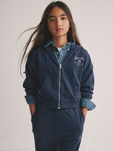 Set de la Superdry pe albastru