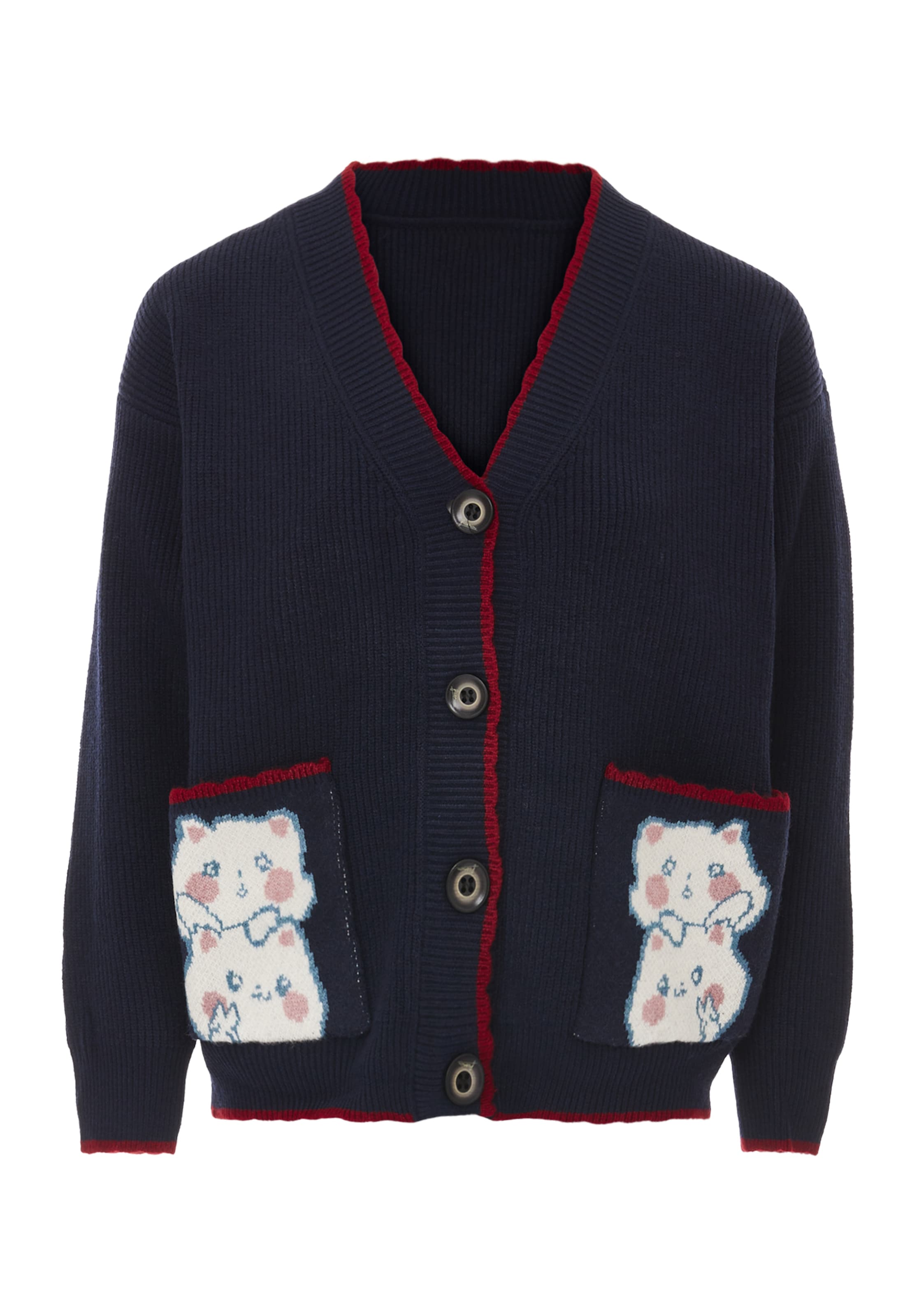 IMMY Knit cardigan in Blue: front