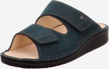 Finn Comfort Mules in Blue: front