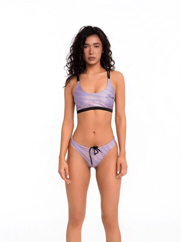 Jaze Sportbikinihose 'Zebra'‌‌‌ in Lila