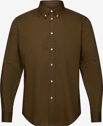 Chemise ESPRIT en marron : devant