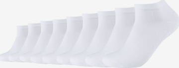 camano Socks in White: front