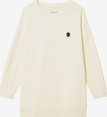 Sweat-shirt Marc O'Polo en beige : devant