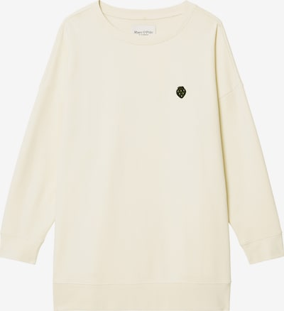 Marc O'Polo Sweat-shirt en beige clair / vert foncé / noir, Vue avec produit