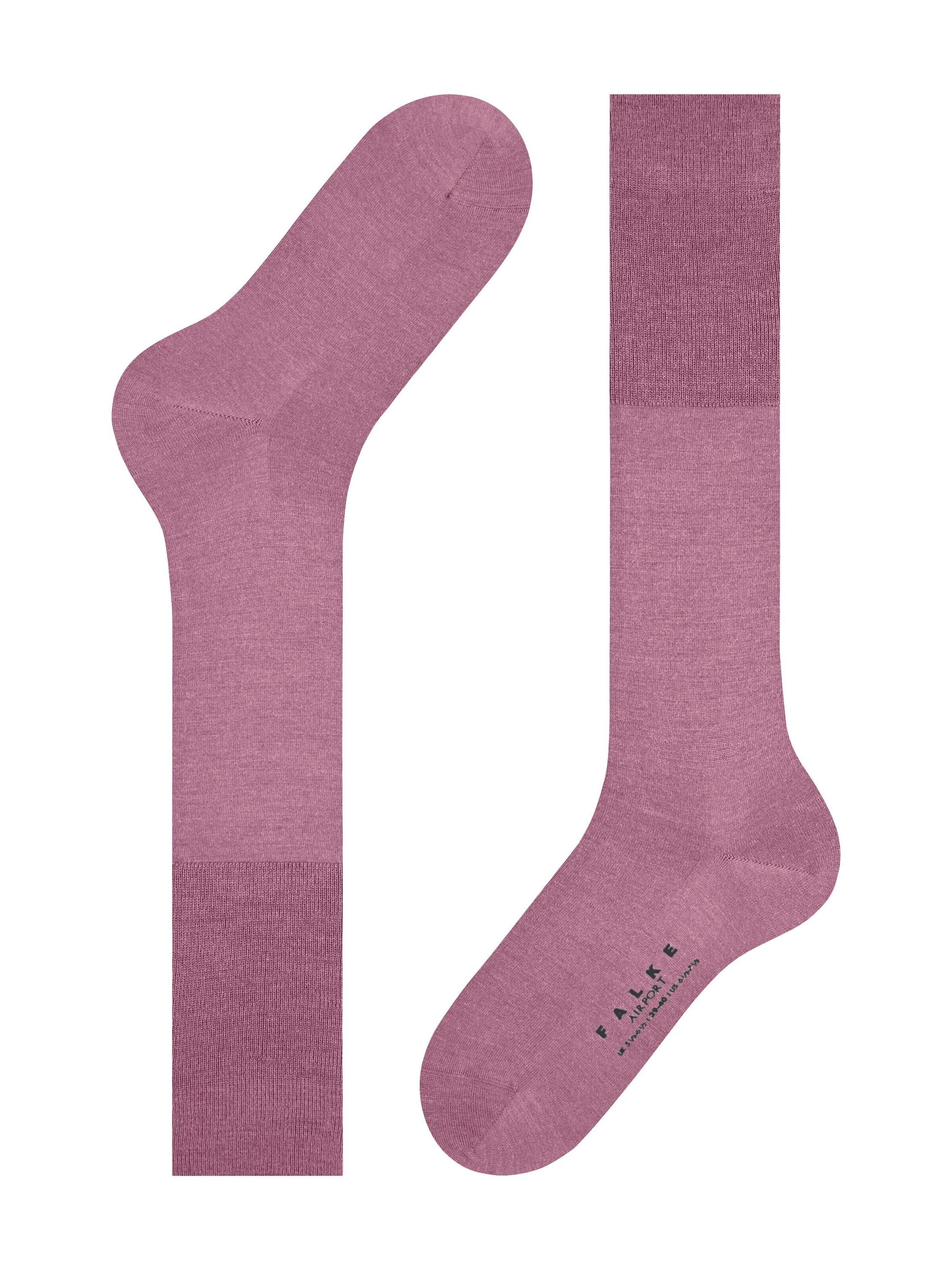 FALKE Knee High Socks 'Airport' in Pink