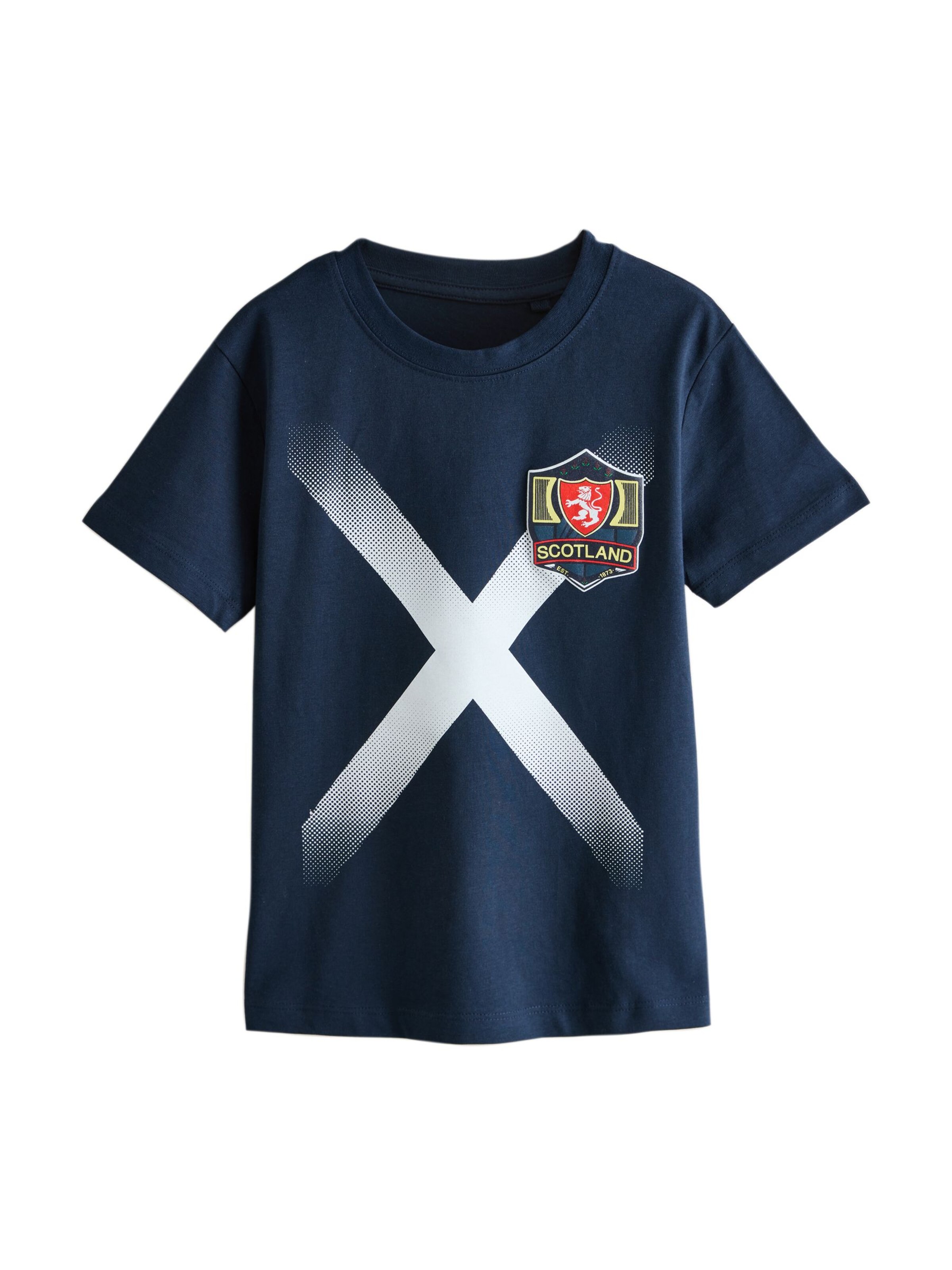 T-Shirt Next en bleu : devant