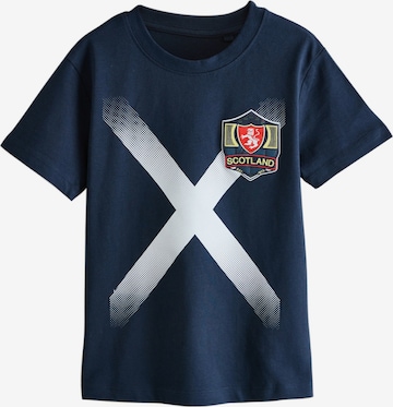 T-Shirt Next en bleu : devant