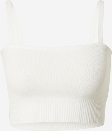 Cotton On Knitted Top in White: front