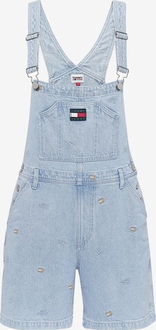 Tommy Jeans Regular Tuinbroek jeans in Blauw: voorkant