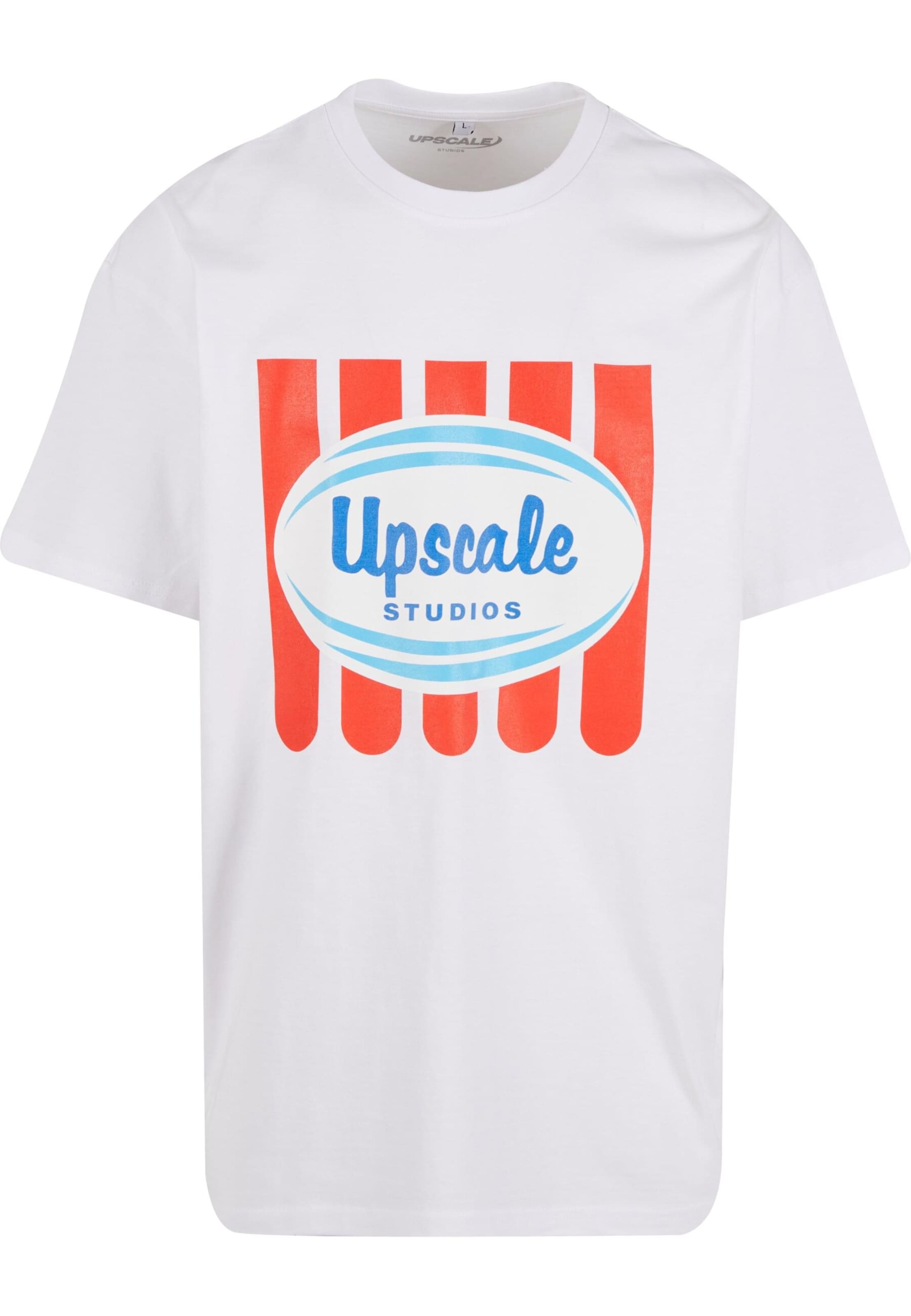 MT Upscale T-shirt 'Ice Cream' i vit: framsida