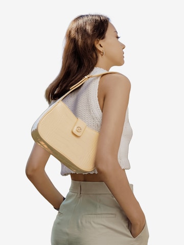 Victoria Hyde Skuldertaske ' Tulip ' i gul: forside