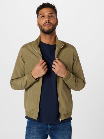 JACK & JONES Jacke 'Rush Harrington' in Grün: predná strana